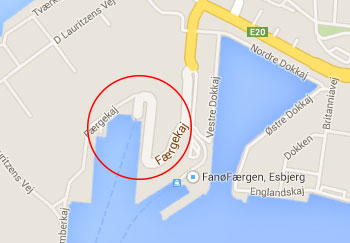 Esbjerg Port Map