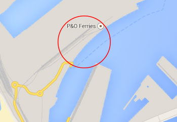 Zeebrugge Port Map
