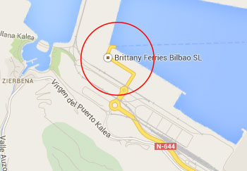 bilbao cruise port map