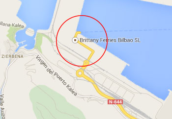 Bilbao Port Map